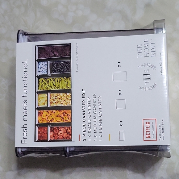 The Home Edit Storage & Organization The Home Edit 3 Piece Canister